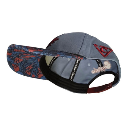 Cappellino Rock On Curved - Grigio/Rosso