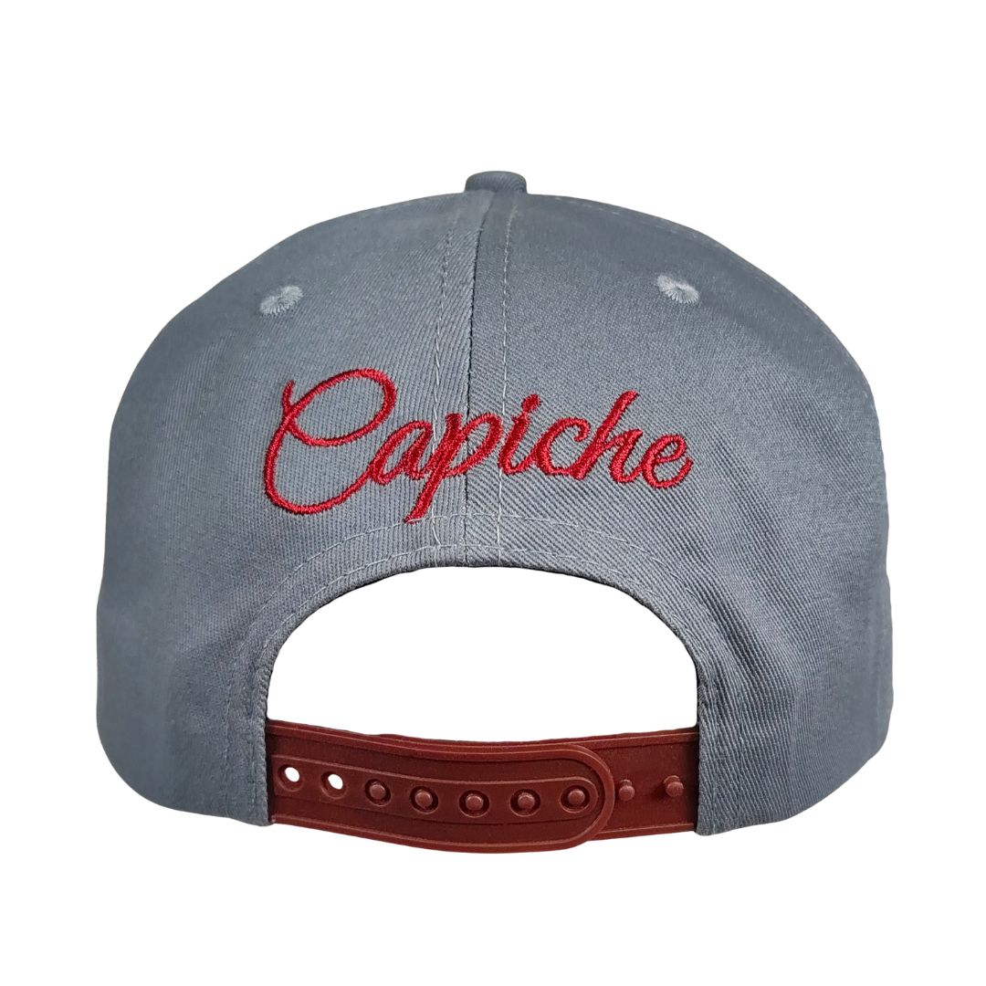 Rock On Snapback - Grey/Red