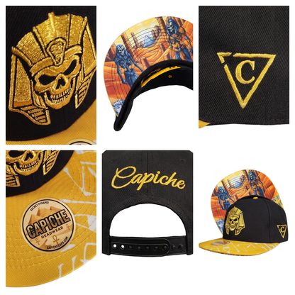 Secret Pyramid Snapback - Black/Yellow