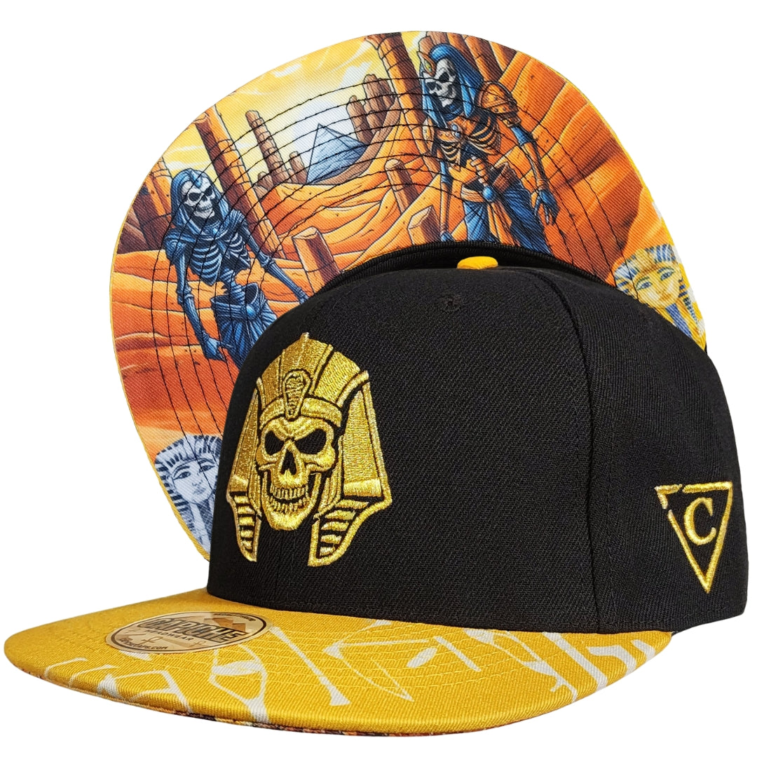 Secret Pyramid Snapback - Black/Yellow