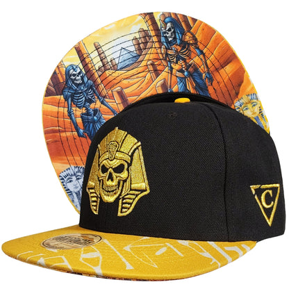 Secret Pyramid Snapback - Black/Yellow