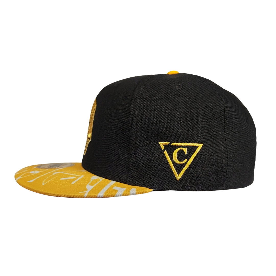 Secret Pyramid Snapback - Black/Yellow