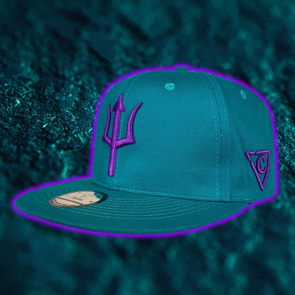 Cappellino Triton Snapback - Blu verde acqua