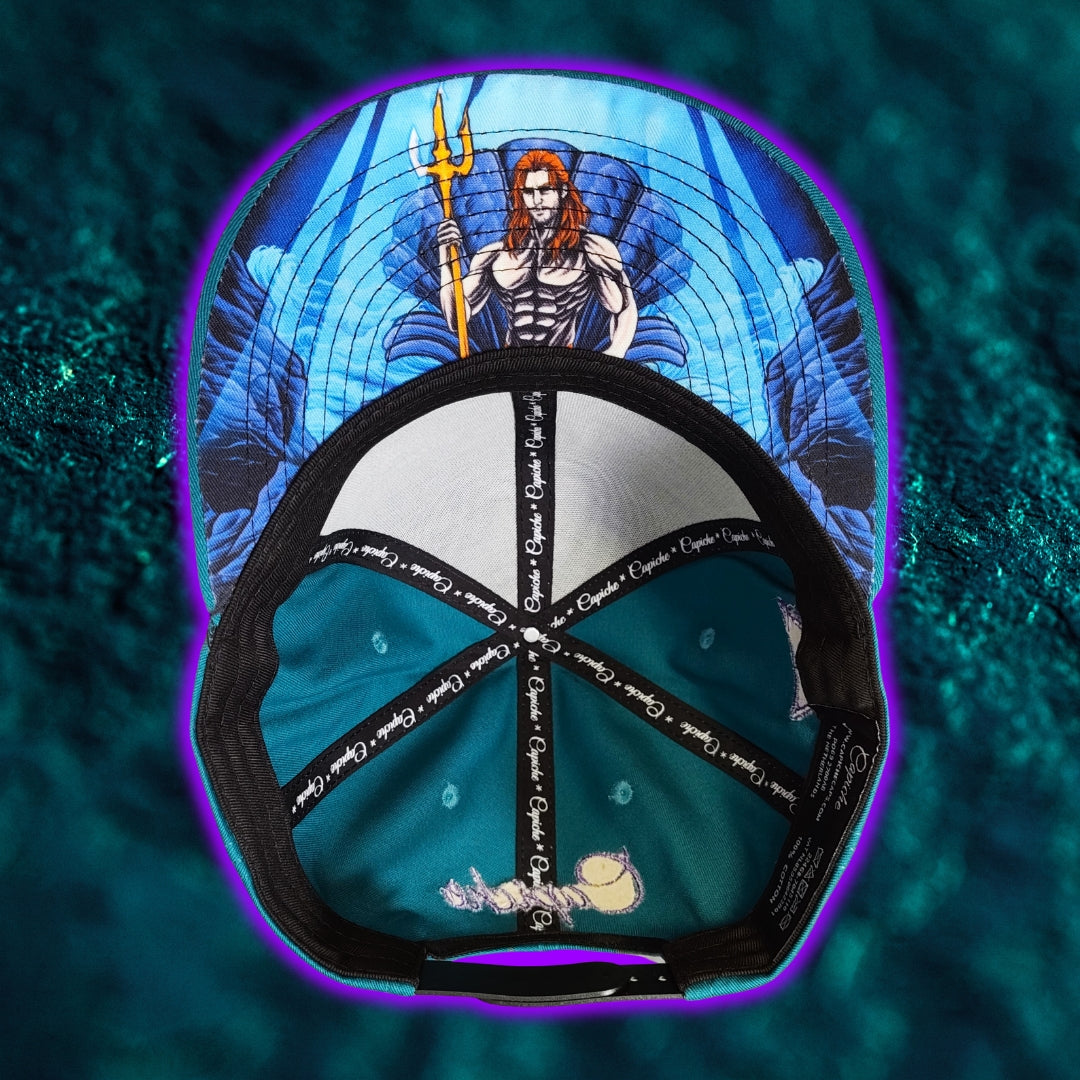 Cappellino Triton Snapback - Blu verde acqua