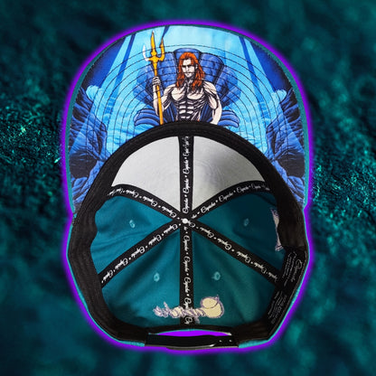 Cappellino Triton Snapback - Blu verde acqua