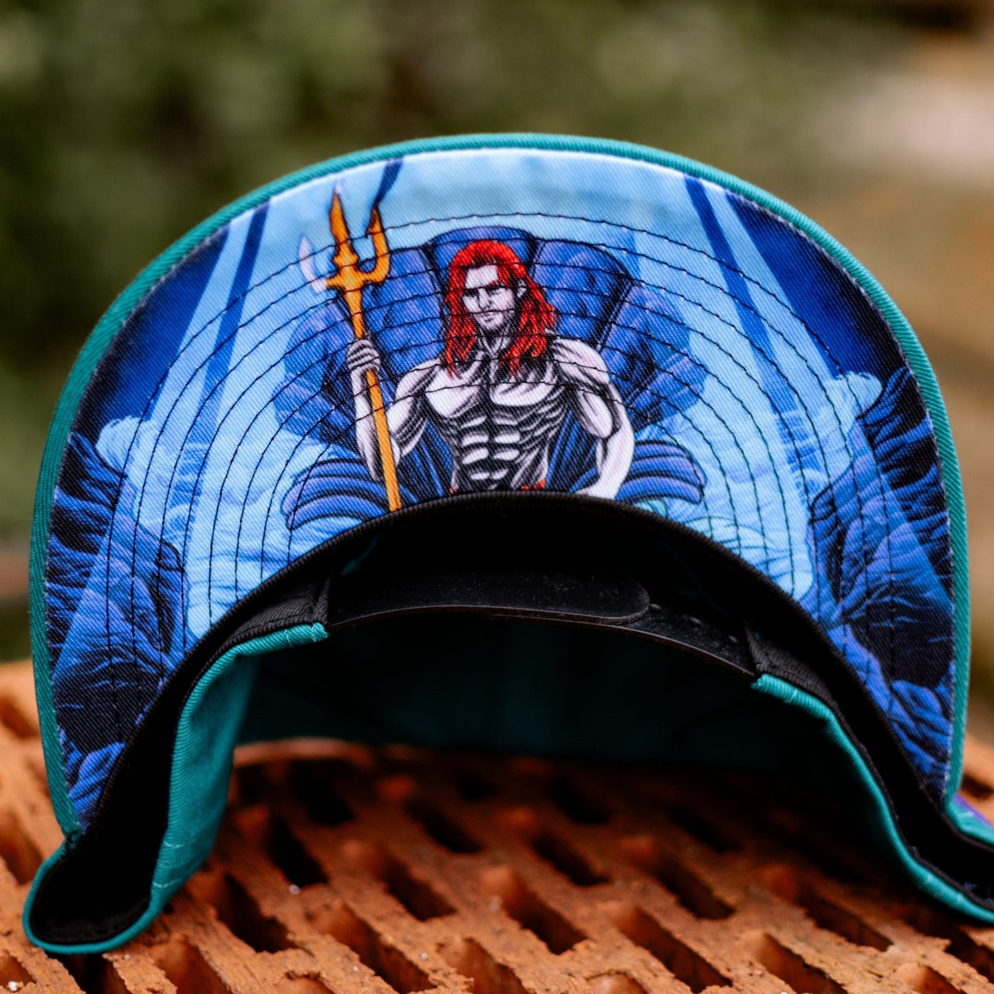 Cappellino Triton Snapback - Blu verde acqua