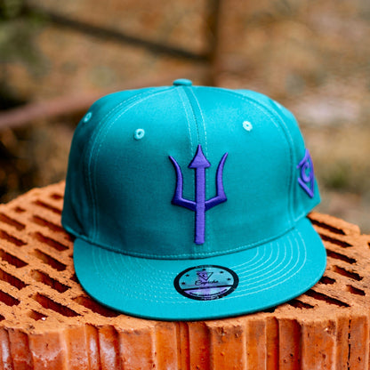 Cappellino Triton Snapback - Blu verde acqua