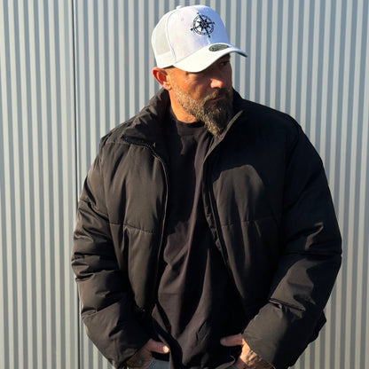 Treasure Map Trucker Cap - White