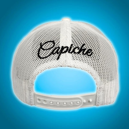 Treasure Map Trucker Cap - White