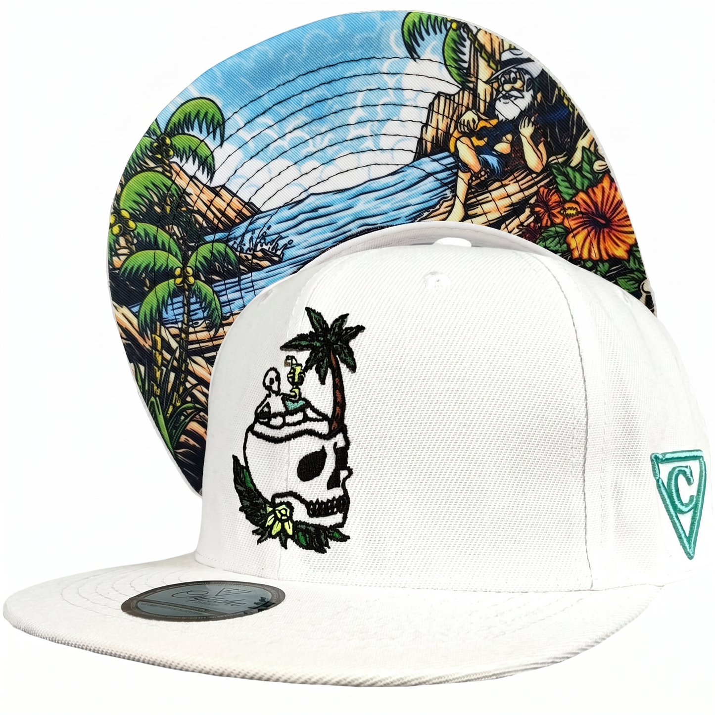 LIMITED EDITION Laid Back Summer Snapback - White