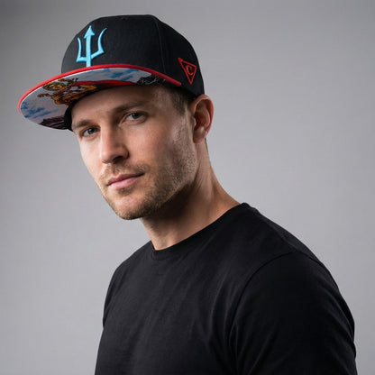 Apollo Snapback - Zwart/Rood