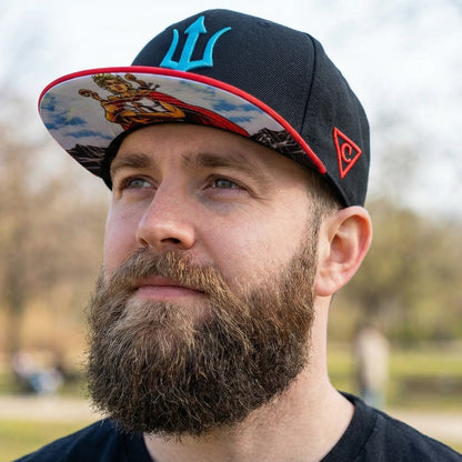 Apollo Snapback - Zwart/Rood