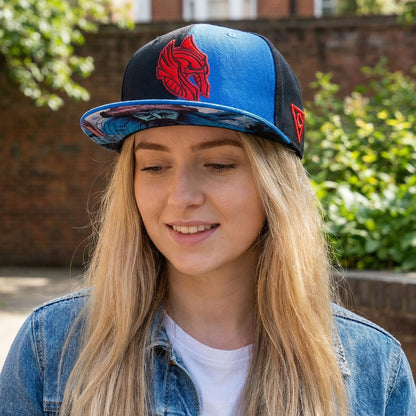Casquette Odin Snapback - 50/50 Noir/Bleu