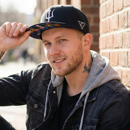Snapback Achlys - czarny