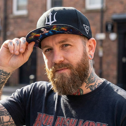 Snapback Achlys - czarny