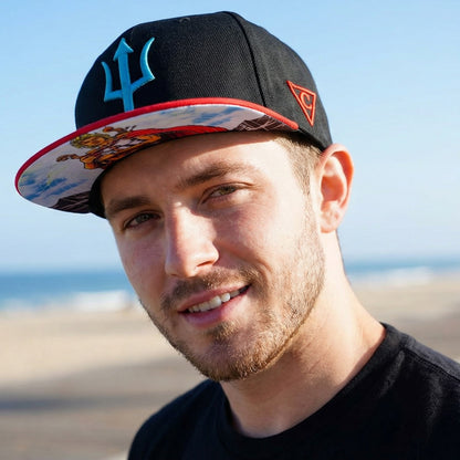 Apollo Snapback - Zwart/Rood