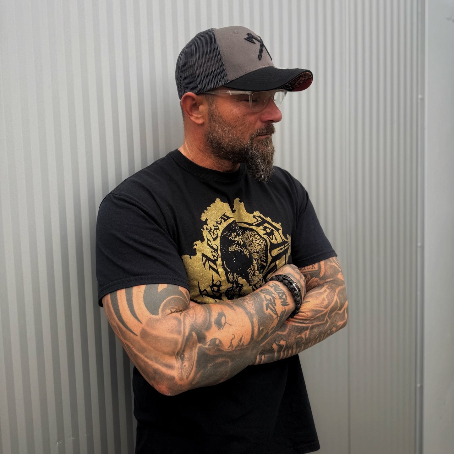 Viking Trucker Cap - Dark Grey/Black