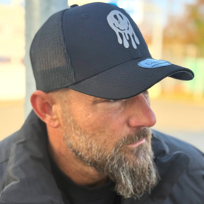 Wall Drawing Trucker Cap - Black