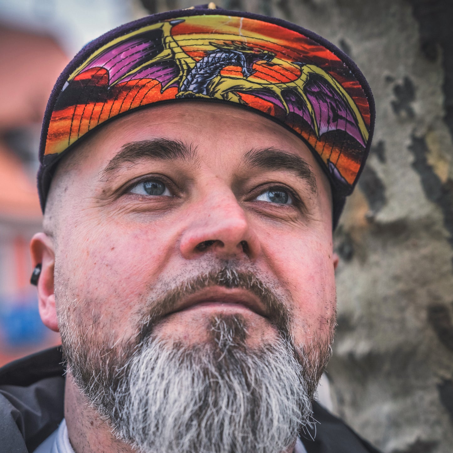 Gorra Snapback Yellow Dragon - Ante morado