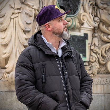 Gorra Snapback Yellow Dragon - Ante morado