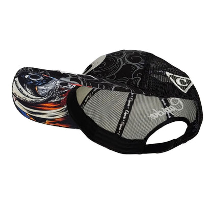 Cappellino Trucker Yin Yang - Motivo nero/bianco