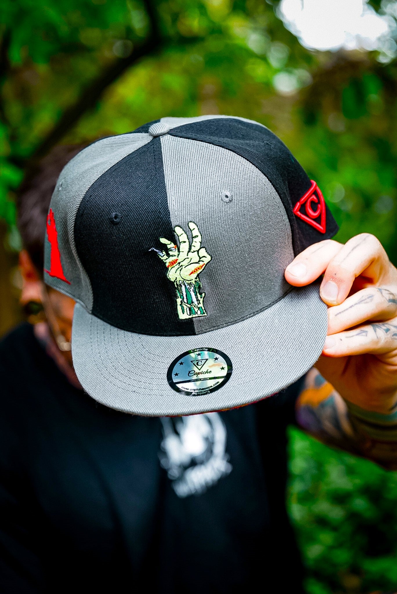 Zombie Killer Snapback - 50/50 Grey/Black