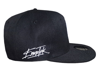 Enno_Ink x Capiche Collab Snapback - The Koi - Capiche Caps Black