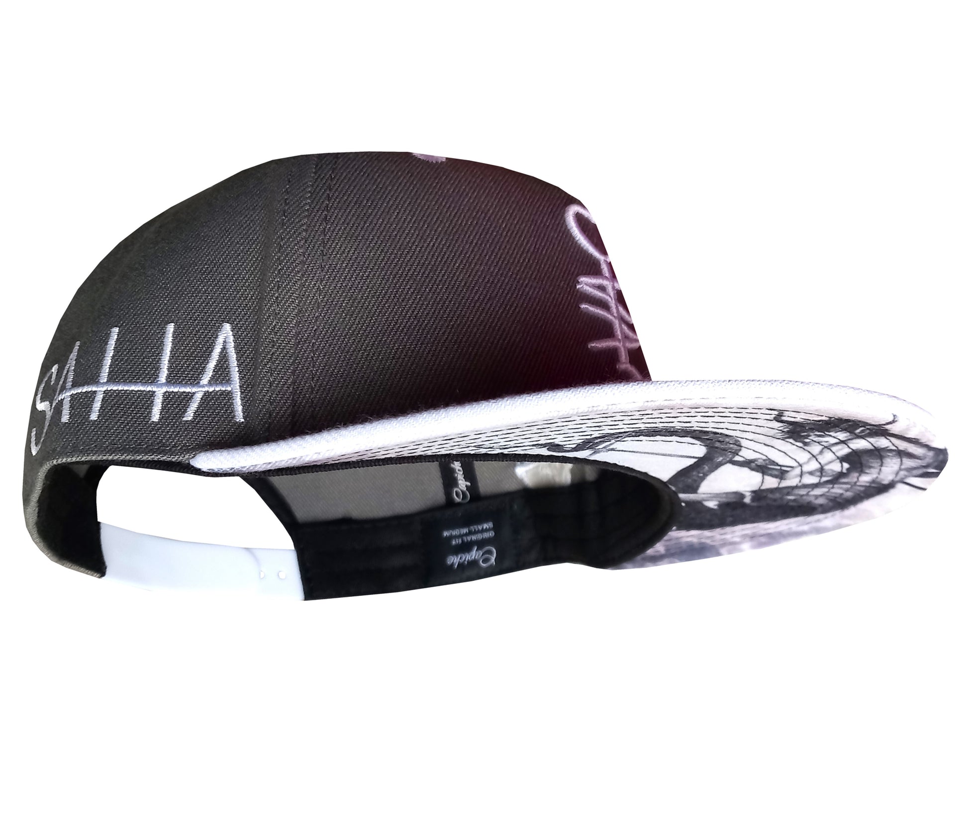 SATTA x Capiche Collab Snapback - Grey/White - Capiche Caps Limited Edition