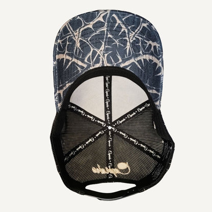 Gorra Trucker Decay - Negra / Beige Ramas