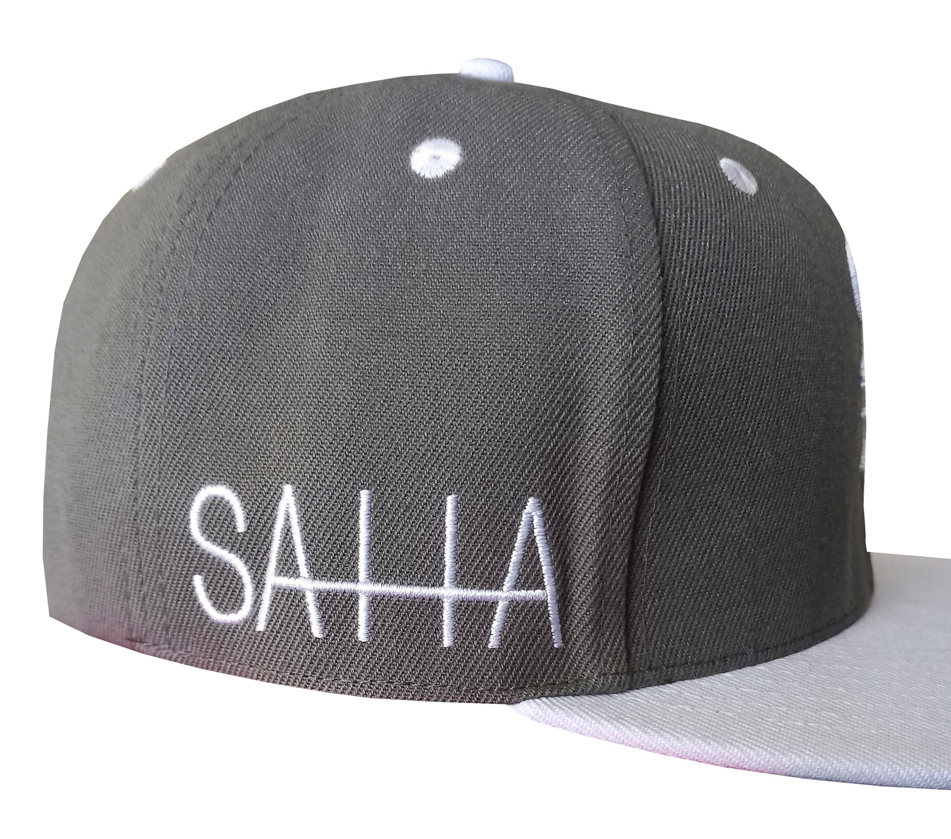 SATTA x Capiche Collab Snapback - Grey/White - Capiche Caps Limited Edition