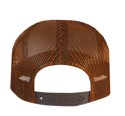 The Butcher Trucker Cap - Brown - Capiche Caps Beige/Brown