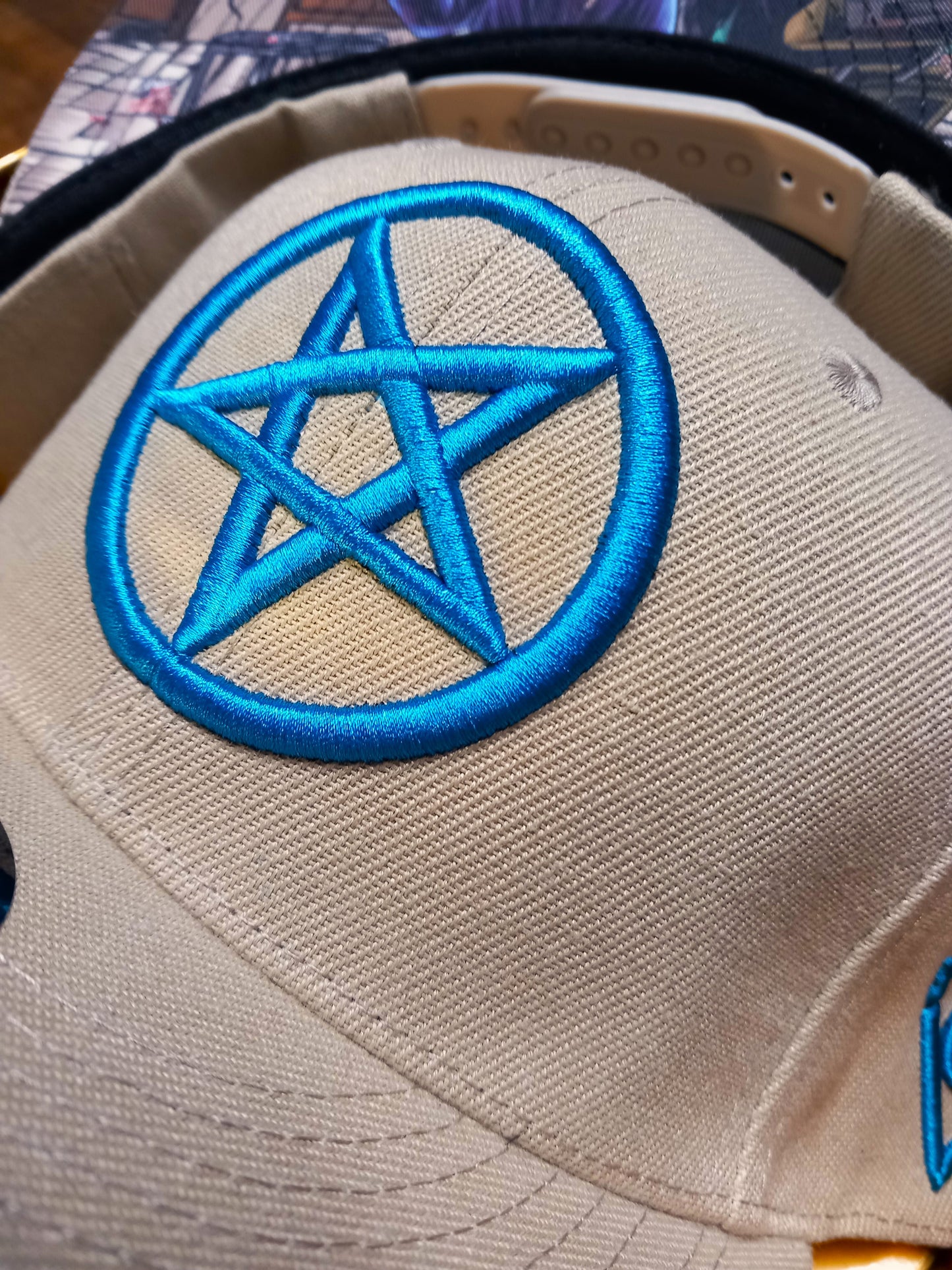 Cursed Dentist Snapback - Beige - Capiche Caps Snapback