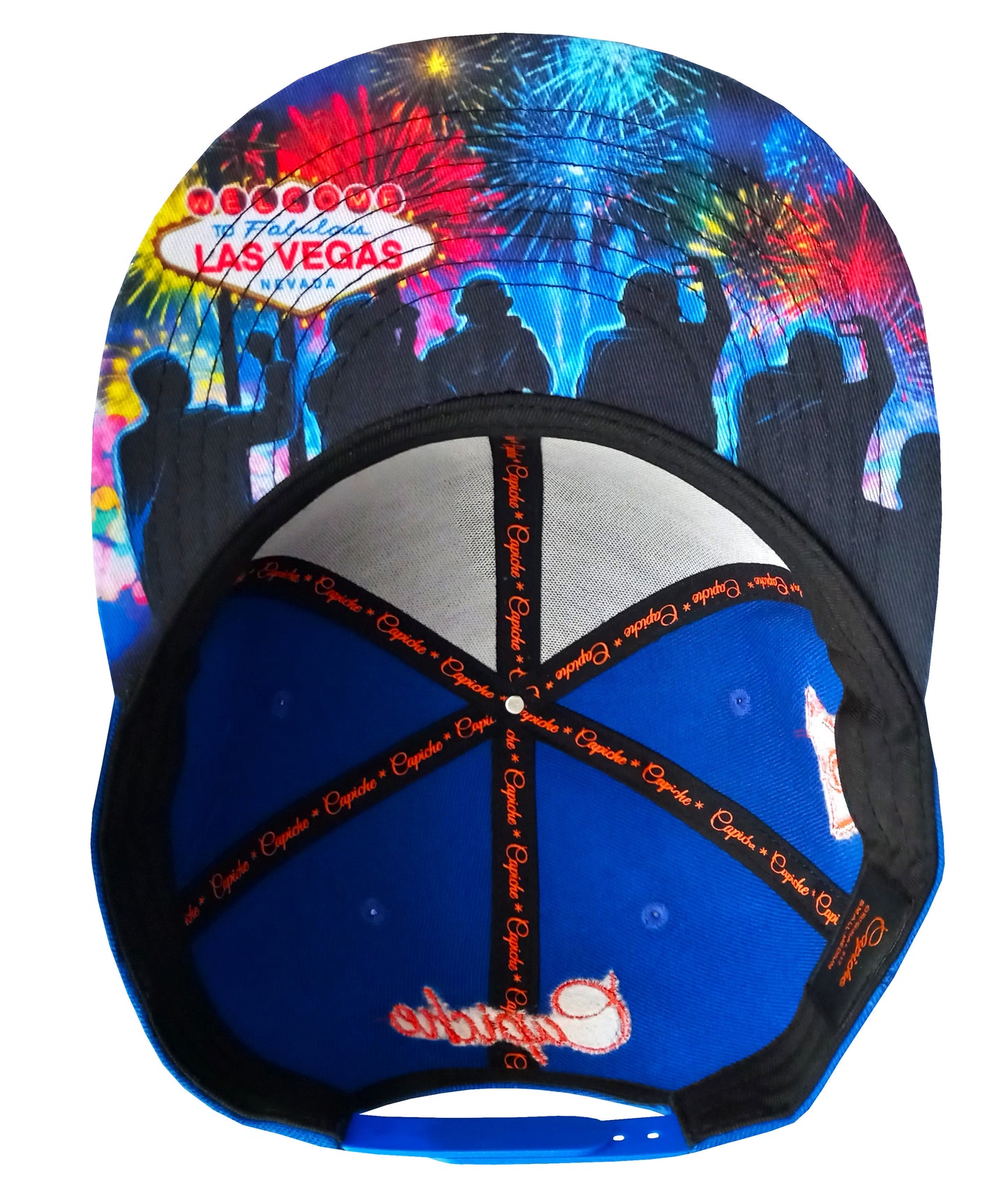 Fireworks Snapback - Blue - Capiche Caps Casino