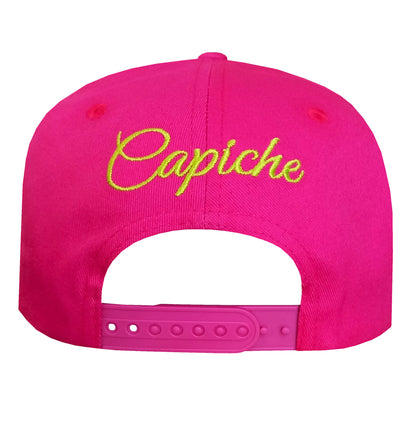 Jackpot Snapback - Neon Green/Neon Pink - Capiche Caps Casino