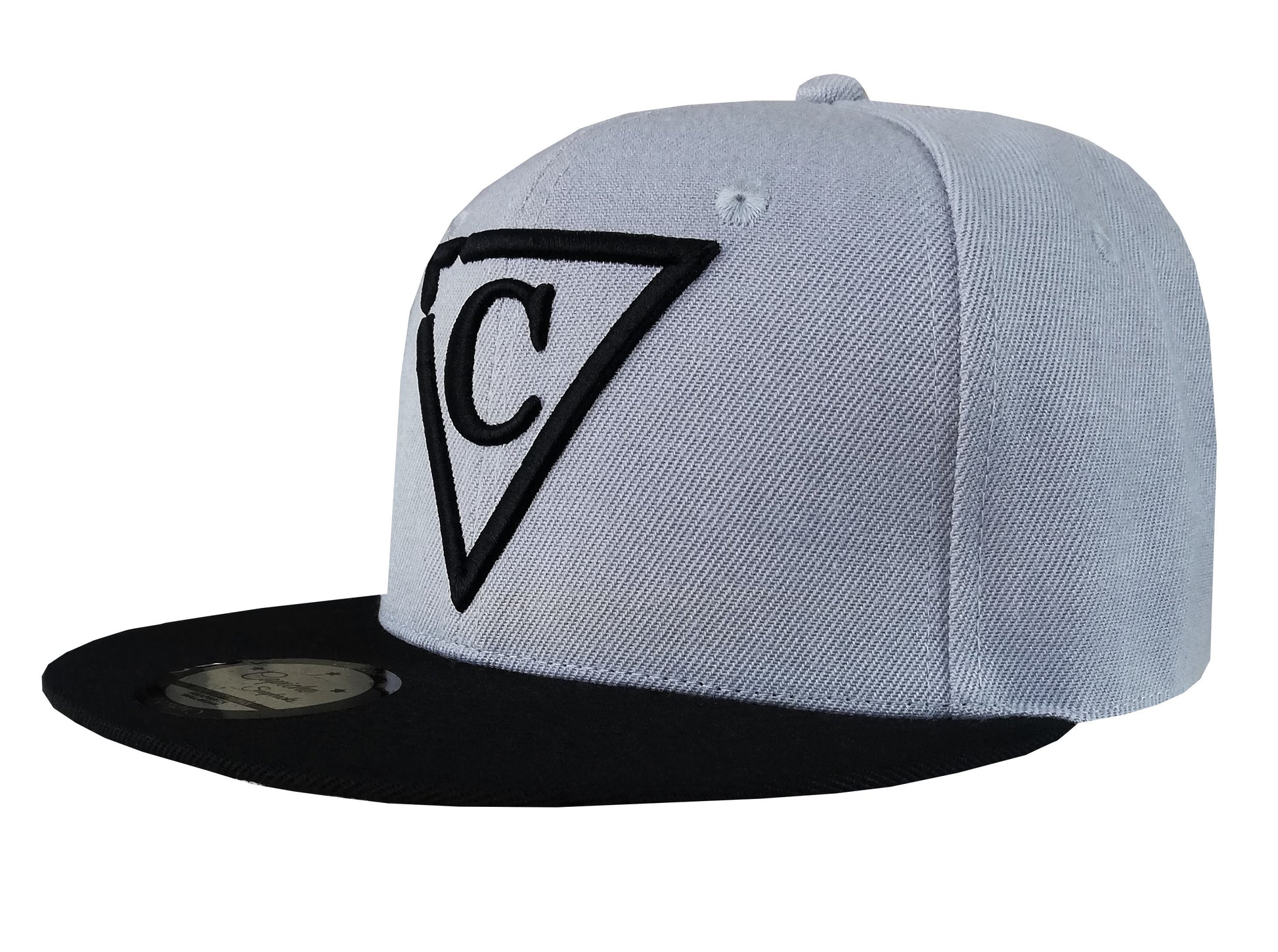 The X Snapback - Grey/Black - Capiche Caps Black