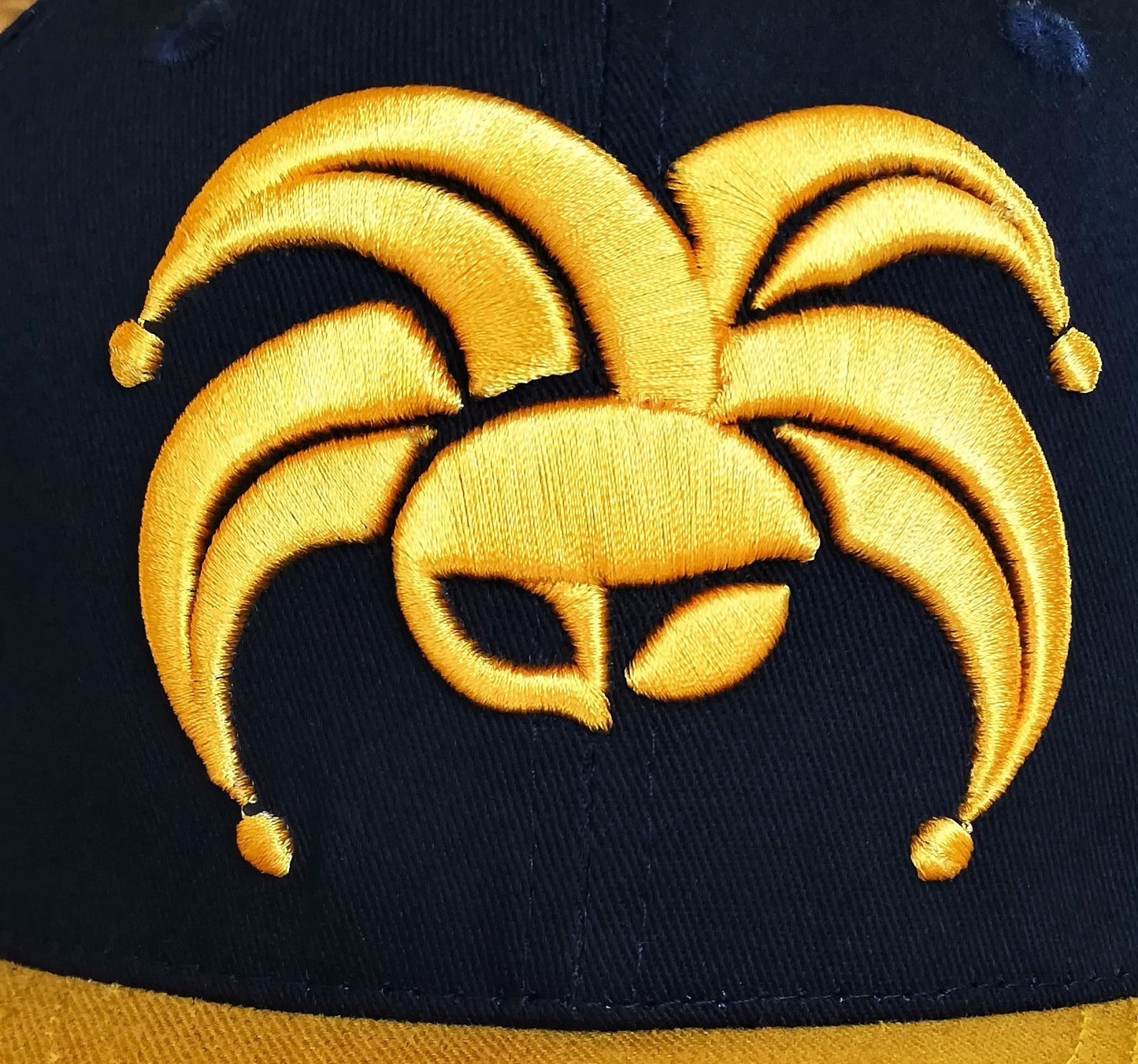 King Clown Snapback - Deep Blue/Yellow - Capiche Caps Clown