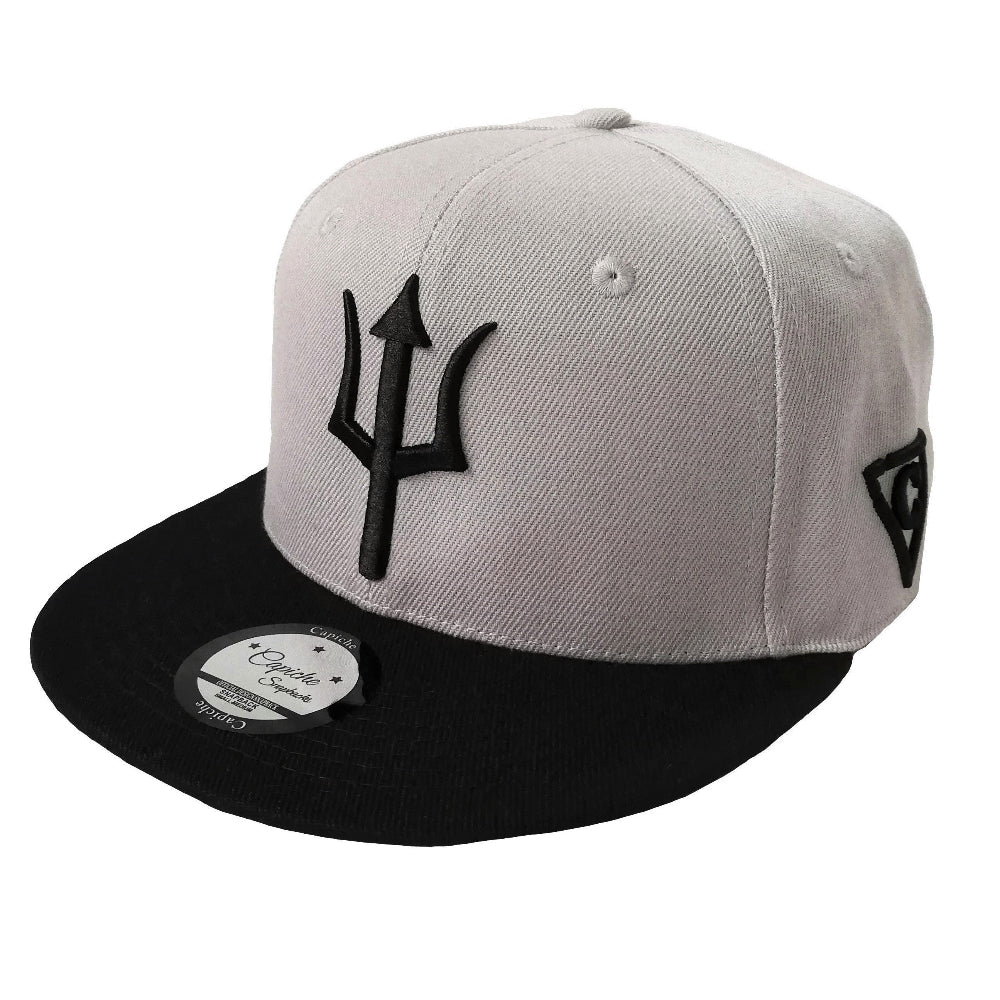 Gorra Athena Snapback - Gris/Negro - Gorras Capiche Negras