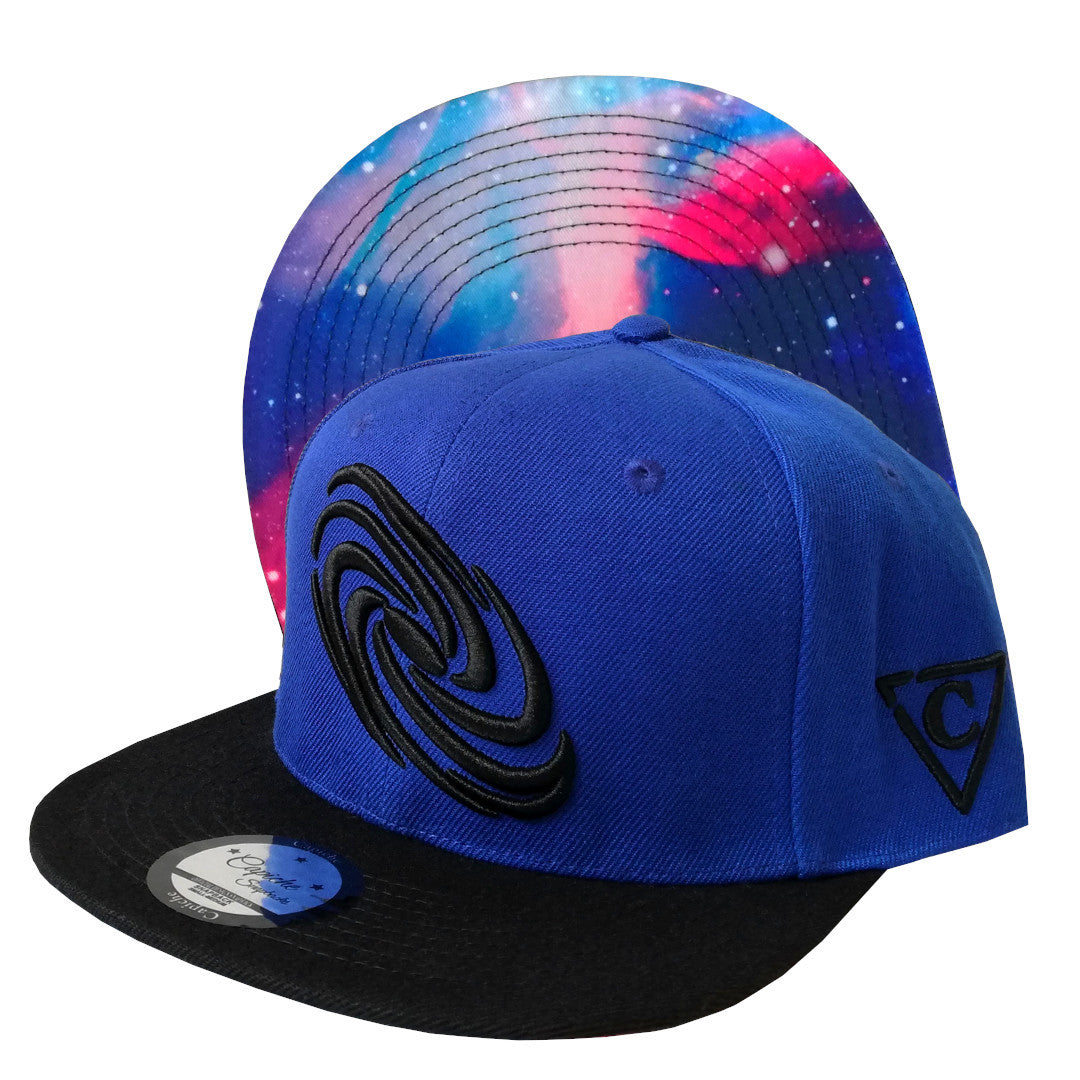 Blue Galaxy Snapback - Capiche Caps Galaxy