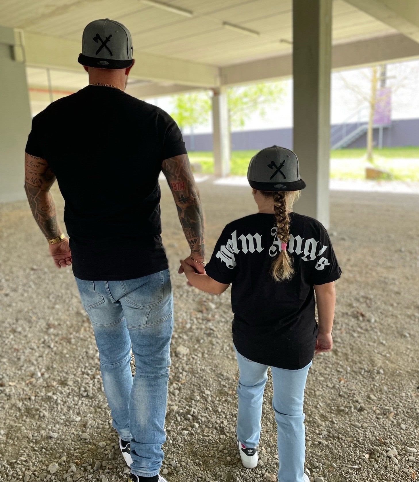 DAD&CHILD Set Viking - Grey - Capiche Caps Snapback