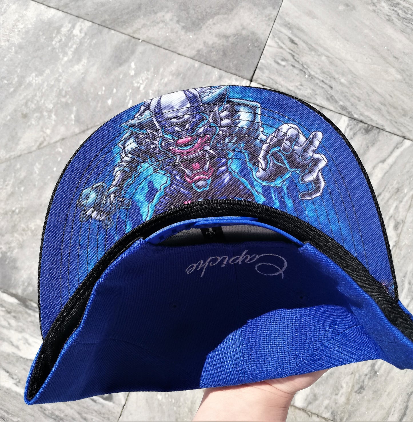 The Clown Snapback - Blue/Black - Capiche Caps Clown