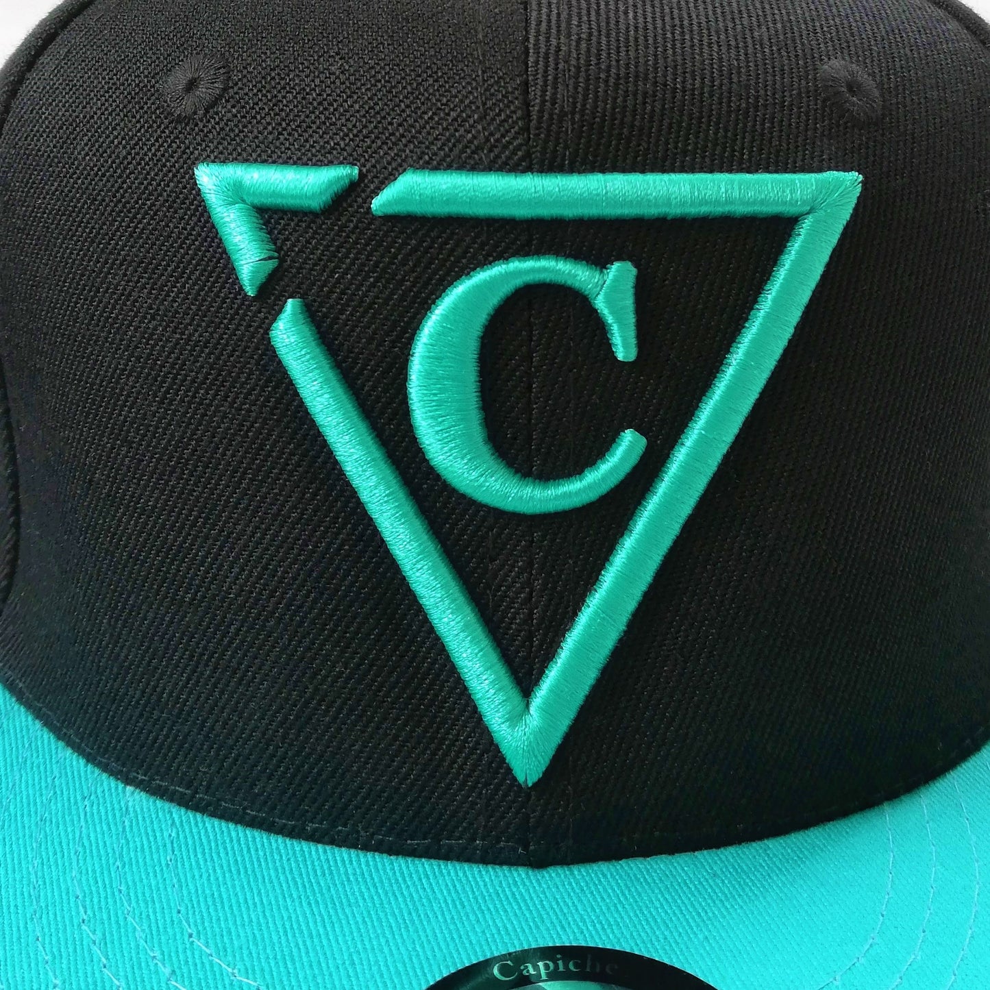 Animix Snapback - Black/Aqua - Capiche Caps Black