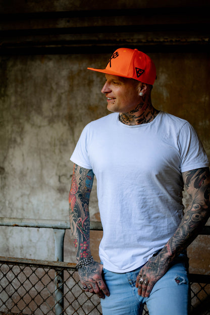 Devil's Gate Snapback - Neon Orange - Capiche Caps Orange