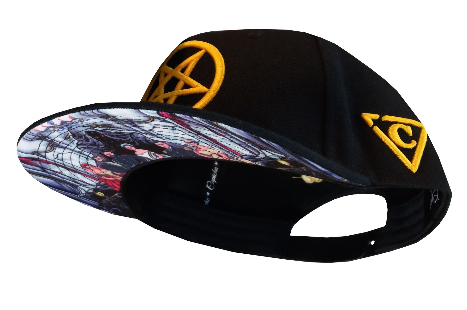 Cursed Royals Snapback - Black - Capiche Caps Black