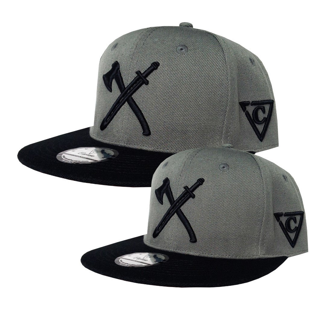 DAD&CHILD Set Viking - Grey - Capiche Caps Snapback