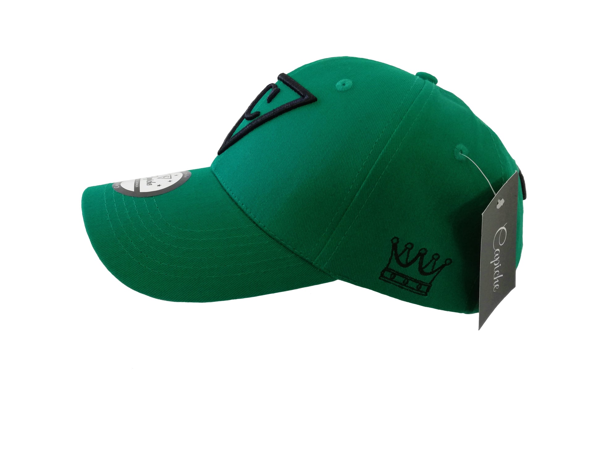 The Tiger Curved Baseball Cap - Green - Capiche Caps Curved Cap