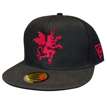 Arcano XV x Capiche Collab Snapback - Black/Red - Capiche Caps Black