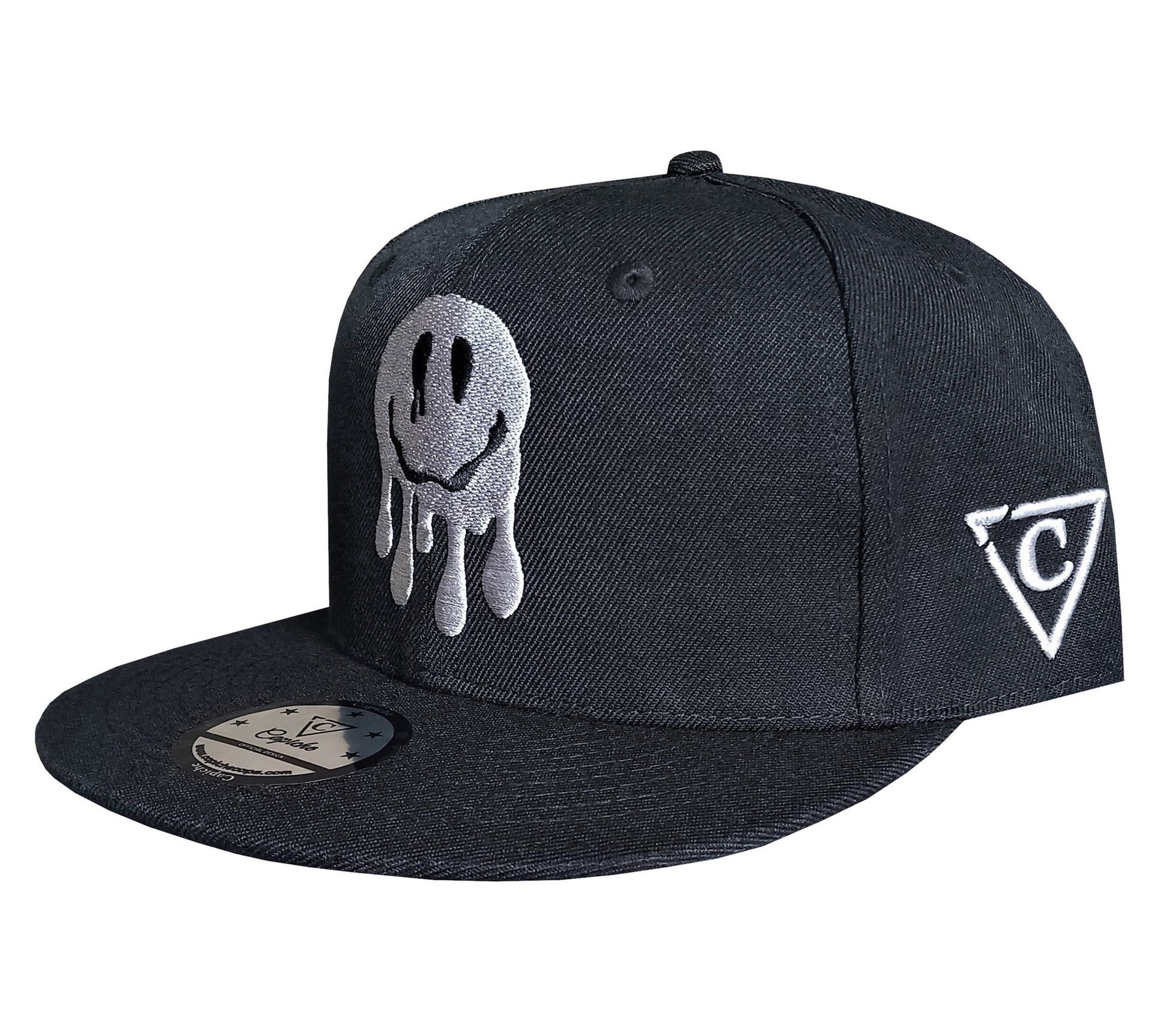 Wall Drawing Snapback - Black - Capiche Caps Black