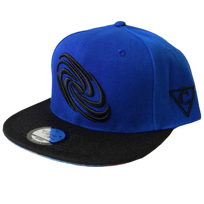 Blue Galaxy Snapback - Capiche Caps Galaxy