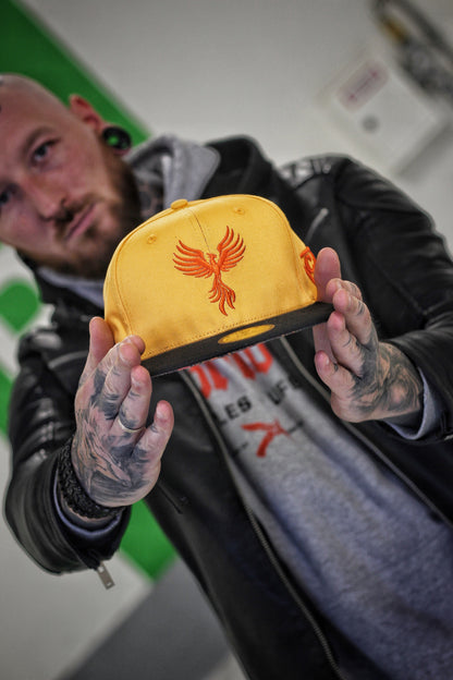 Phoenix Snapback - Yellow/Black - Capiche Caps Black