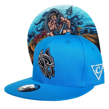 Njord Snapback Child Size - Blue - Capiche Caps Norse Mythology